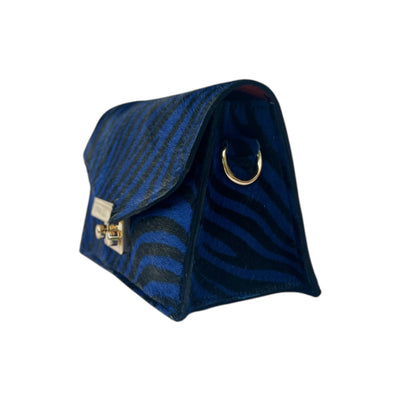 Sac Imany zèbre bleu
