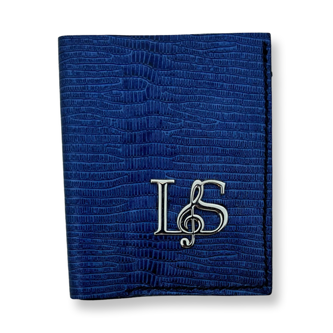 Porte carte bleu